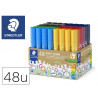 Feutres staedtler jumbo 328 coloris assortis pot de 48