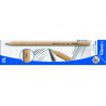 Crayons graphite pro natura hb lyra forme hexagonal bois naturel etui de 12 unites
