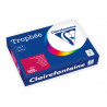 Ramette clairefontaine papier couleur a4 160g 250 feuilles coloris intense rouge