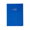 Protege-cahier clairefontaine 24x32cm plastique 22/100e opaque coloris bleu