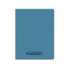 Cahier conquerant poplypropylene recycle indechirable et lavable 17x22 cm 96 pages seyes bleu
