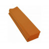 Papier crepon clairefontaine standard 0,5x2m crepage 40% coloris jaune orange paquet 10 feuilles