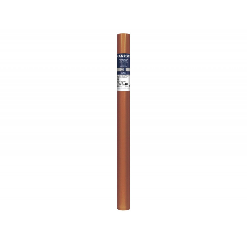 Rouleau de papier de soie canson metalise 0.50x5 m 17g coloris cuivre