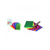 Papier vitrail clairefontaine 20x30cm coloris assortis paquet 10 feuilles