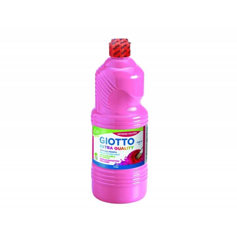 Gouache giotto flacon 1l coloris rose