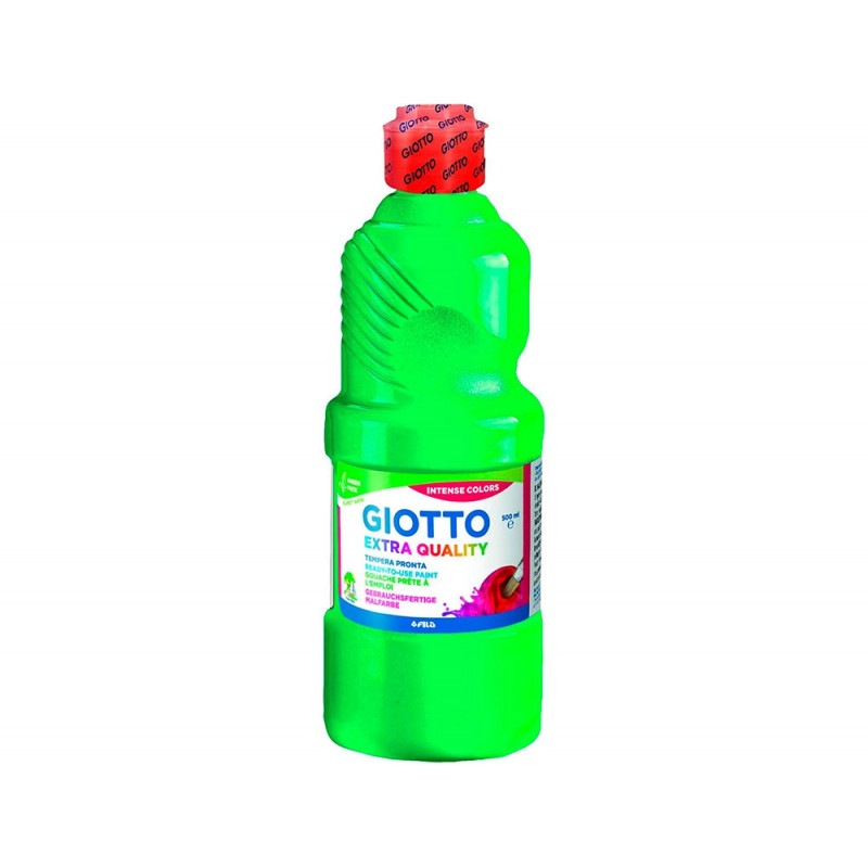 Gouache giotto flacon 500ml coloris emeraude