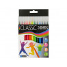 Pochette feutres de coloriage ulmann pointe moyenne bloquee 12 unites coloris assortis