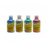 Gouache nacree tcolors prete a l emploi sechage rapide flacons de 250 ml 4 unites coloris assortis