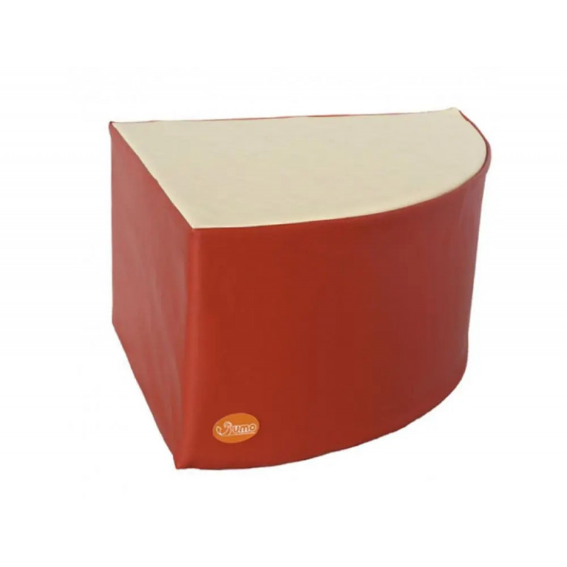 Pouf culture club d'angle grand hauteur d'assise 30cm