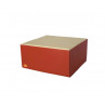 Pouf culture club carre grand hauteur d'assise 30cm