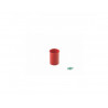 Pot a crayon faibo polystyrene resistant 7.8x10cm coloris rouge opaque