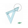 Equerre incassable faibo 45 hypotenuse 16 cm