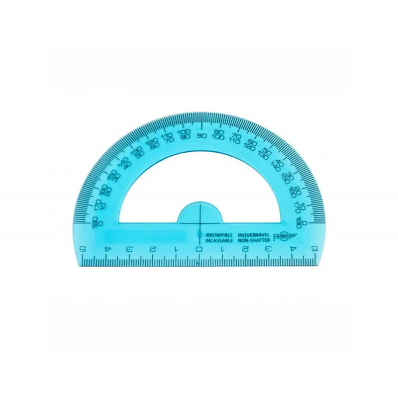 Rapporteur incassable faibo 180 base 11 cm
