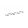 Double decimetre faibo plastique incolore