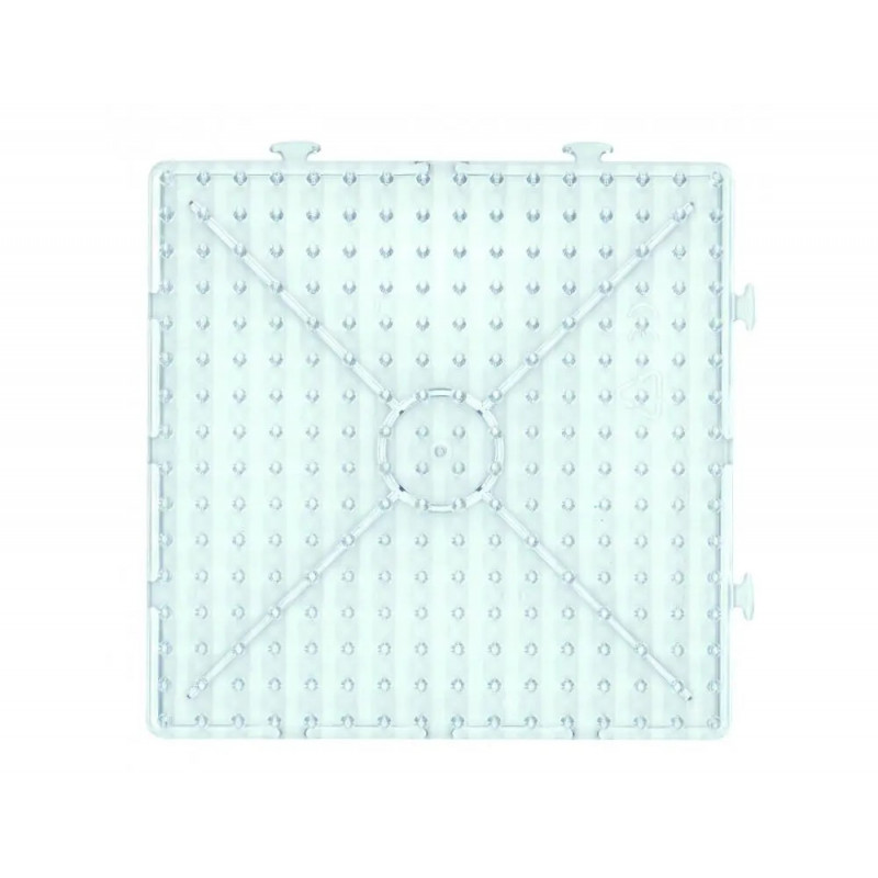 Plaque graine creative pour maxi perles a repasser carree 15x15cm