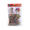 Assortiment perles et plaques graine creative ludiques et colorees sachet de 4 500 perles 8 plaques 12 modeles