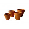 Pot en argile diametre 9cm lot de 5