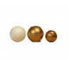 Lot boules graine creative styropor 100mm 5 unites