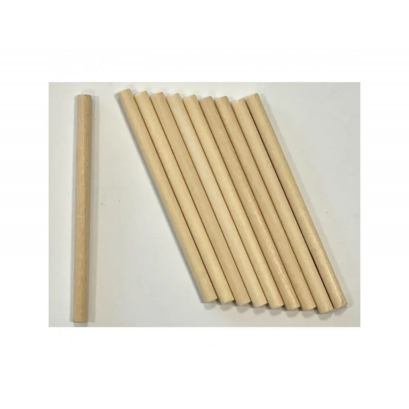 Batonnet grattage cleopatre en bois adapte a la main 98x6mm lot de 10 unites