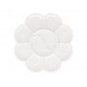 Palette marguerite blanche simple plastique en forme de fleur 14 cm