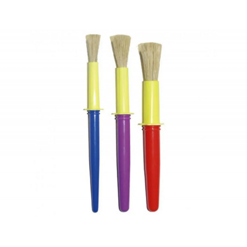 Brosses 3 tailles diametres assortis 16.5 17.5 18.5 cm