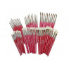 Lot assortiment de pinceaux et brosses differentes tailles 60 pieces assorties