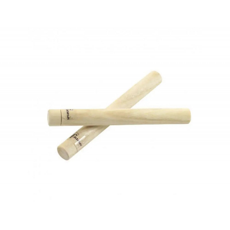 Claves acacia fuzeau percussions 14x1,7cm la paire