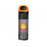 Bombe peinture first loisirs delimitation ephemere base craie coloris orange aerosol 500ml