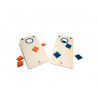 Jeux de kermesse bs toys planche a trou 21 points 2 planches bois et 8 sacs