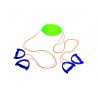 Jeux de kermesse sport fit germany boeing ballon ovale ficelle 240 cm 2 joueurs 2 poignees