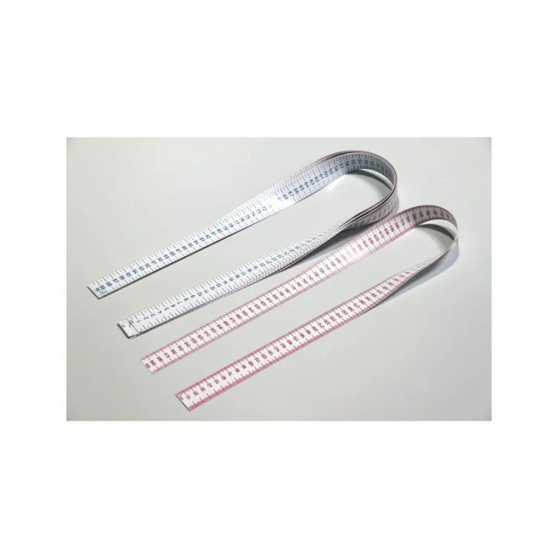 Ruban de mesure wisner souple 100 cm cote bleu et cote rouge avec graduation millimetres lot de 10