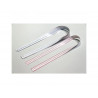 Ruban de mesure wisner souple 100 cm cote bleu et cote rouge avec graduation millimetres lot de 10