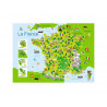 Puzzles carte de france nathan carte de france illustree 100 pieces