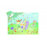 Puzzles carton 30 a 40 pieces djeco la princesse du printemps 36 pieces