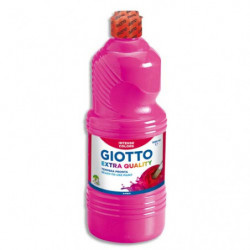 GIOTTO Flacon d'1 litre de gouache liquide de couleur Magenta