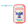 Pate a modeler imaginovo sechage a l'air set coloris assortis avec instructions elephant