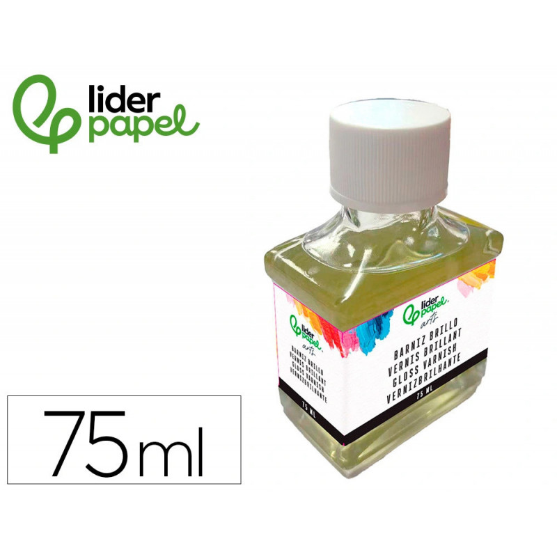 Vernis de finition brillant liderpapel pour peinture pot de 75 ml