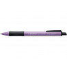 Stylo-bille stabilo pointball wild flowers 3200m d'ecriture trait 0,5mm retractable grip antiderapant mauve glycine