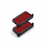 Cassette encrage trodat 6/4911 pour tampon encreur printy coloris rouge pack 2 unites