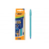 Stylo-bille bic cristal original glace pointe moyenne 1,0mm capuchon encre et coloris assortis etui 4