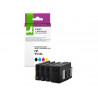 Cartouche q-connect jet d'encre compatible hp 953xl coloris noir/cyan/magenta/jaune pack