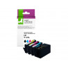 Cartouche q-connect jet d'encre compatible hp 912xl coloris noir/cyan/magenta/jaune pack