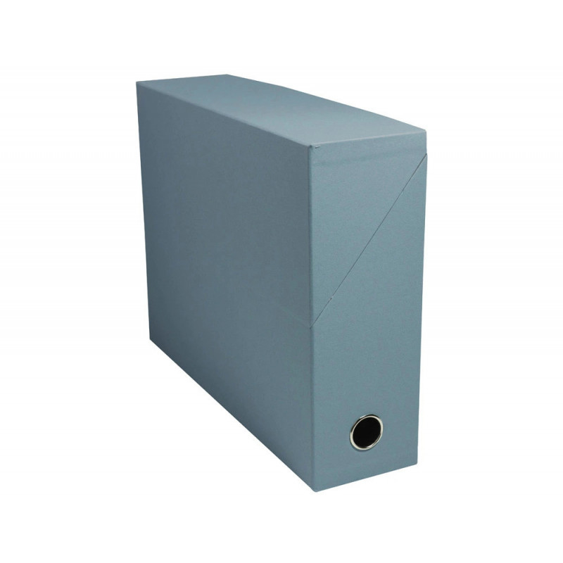 Boite transfert exacompta autentik carton recycle 15/10e a4 25x34cm dos 90mm coloris assortis