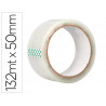 Ruban adhesif q-connect polypropylene transparent pour emballage 132mx50mm