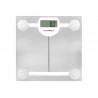 Balance salle de bain q-connect numerique ecran lcd 75x31mm coloris transparent
