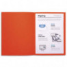 EXACOMPTA Paquet de 100 chemises FOREVER en carte recyclée 220g. Coloris Orange