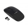 Souris q-connect optique sans fil silencieux dpi 800/1200/1600 piles aaa coloris noir