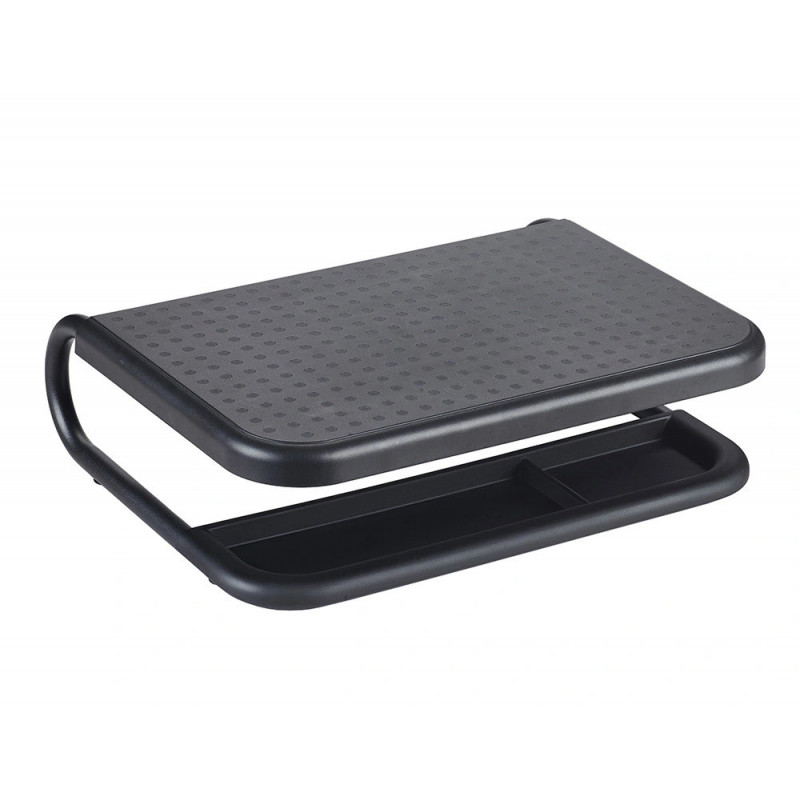 Support q-connect pour ordinateur portable et moniteur pc avec plateau d'organisation 380x295x110mm