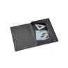 Boite de classement viquel art'box a3 pp creativ'gallery dos 3cm fermeture elastique coloris noir