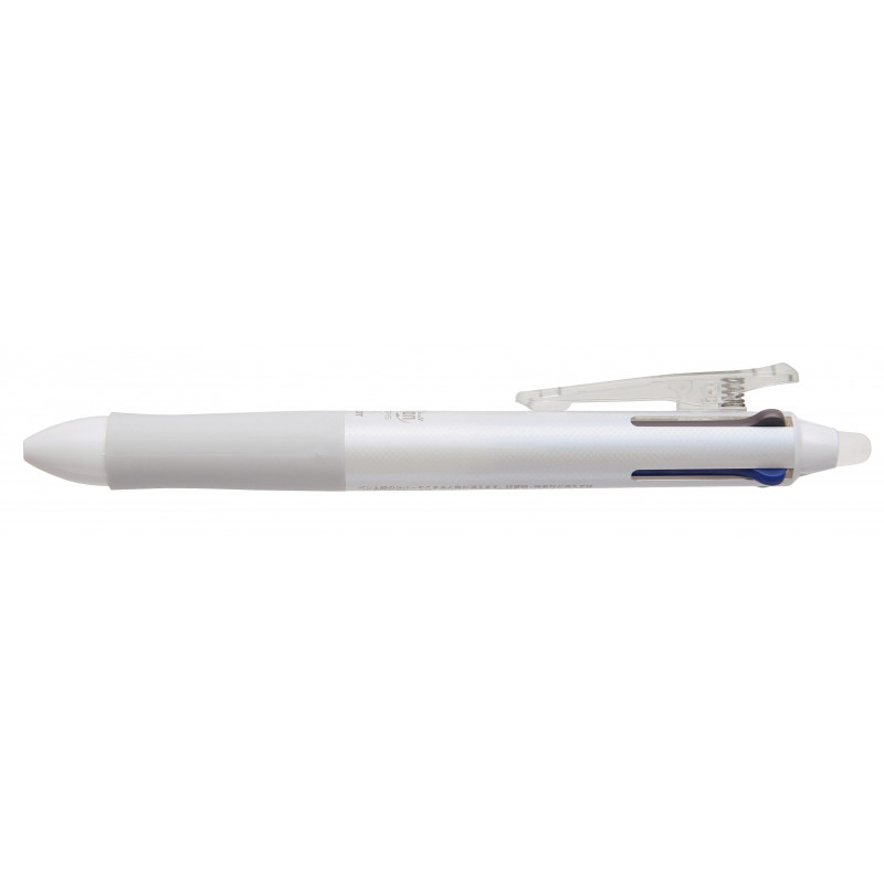Roller pilot frixion ball 4 colors encre gel pointe fine coloris blanc